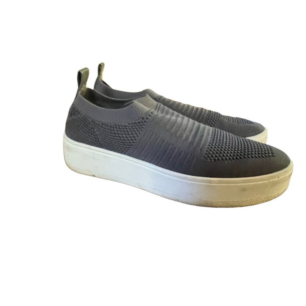 Steve Madden Beale Slip On Grey Knit Fabric Upper Sneakers women's size 6.5‎